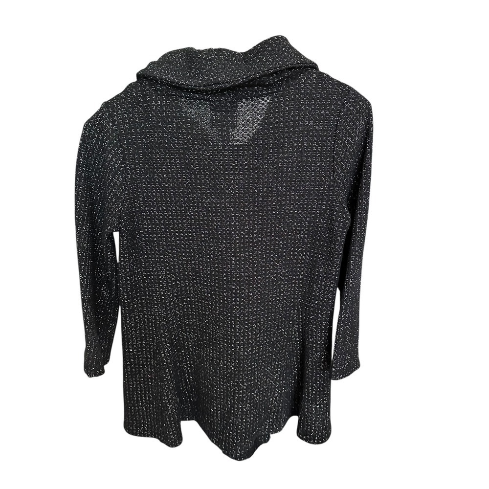 Cowl‎ Neck Tunic Top Sparkle Party Holiday Flared Sleeve - Picture 5 of 16